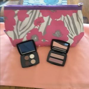 Lancôme Blush Subtil and Sensational eyeshadow quad mini palettes.